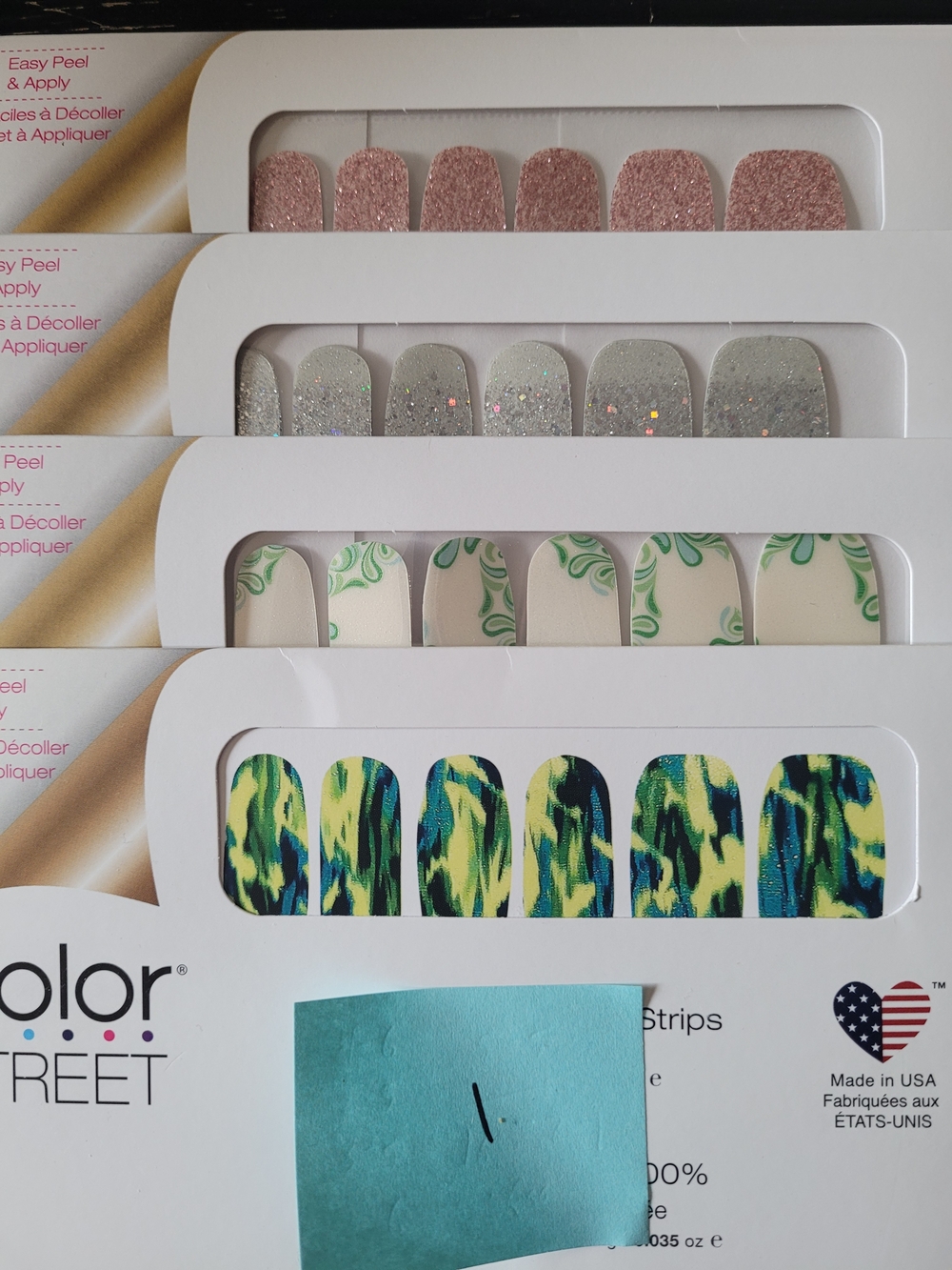 Color Street 16 Long Lasting Nail Strips